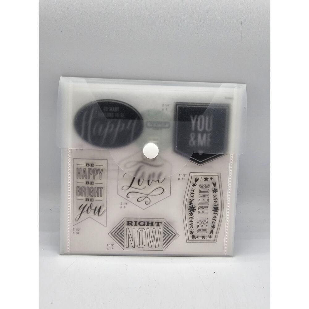 Close to My Heart - Cricut Love Right Now D1682 Acrylic Cling Stamp - Picture 3 of 3